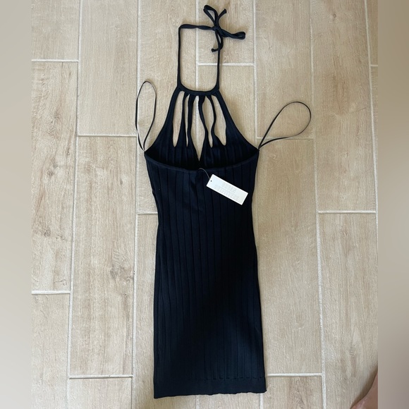 NWT Urban Outfitters Davina Cutout Halter Mini Dress - Picture 6 of 7